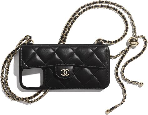 chanel purse phone case|chanel iphone case with chain.